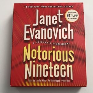 EUC Audiobook CD Notorious Nineteen by Janet Evanovich